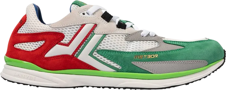 

Кроссовки Lanvin Meteor Runner 'White Green Red', белый