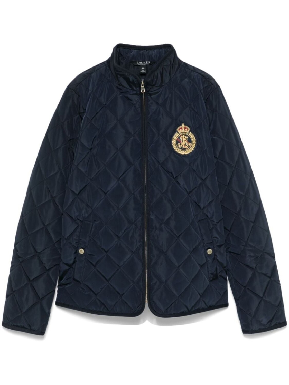 

Lauren Ralph Lauren куртка с нашивкой-логотипом, синий