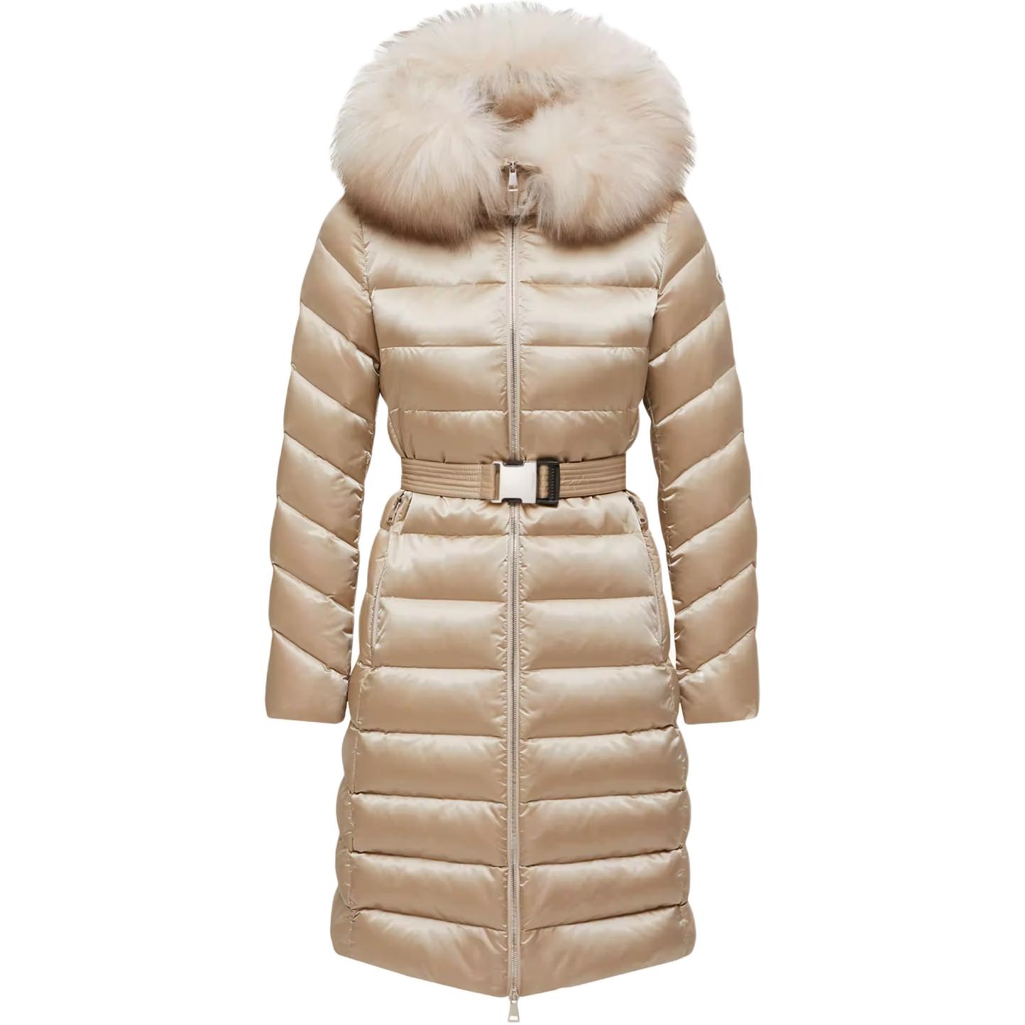 

Пуховая куртка Leersie для женщин Moncler, бежевый