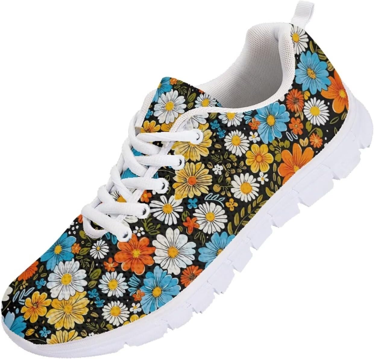 

Мужские кроссовки Funnydude с цветочным принтом, осенние, удобные, дышащие, для тенниса и тренировок, Floral B