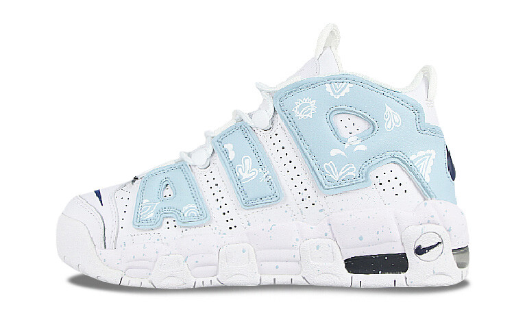 

Кроссовки Nike Air More Uptempo Vintage Basketball Shoes Women's Mid-Top Blue