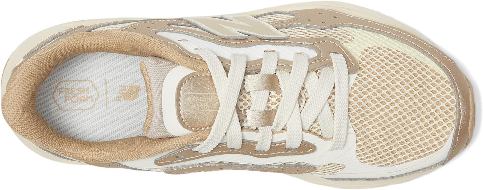 Кроссовки New Balance Kids Fresh Foam Arishi Lux, цвет Angora/Incense — фото 2