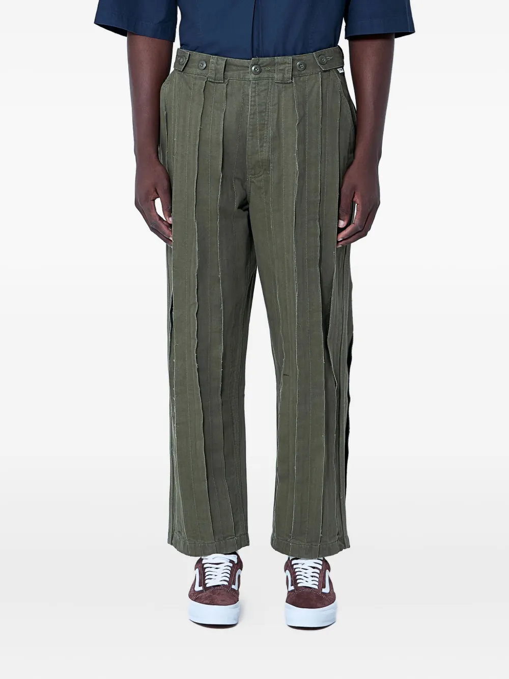 

Брюки со вставками Vans, зеленый