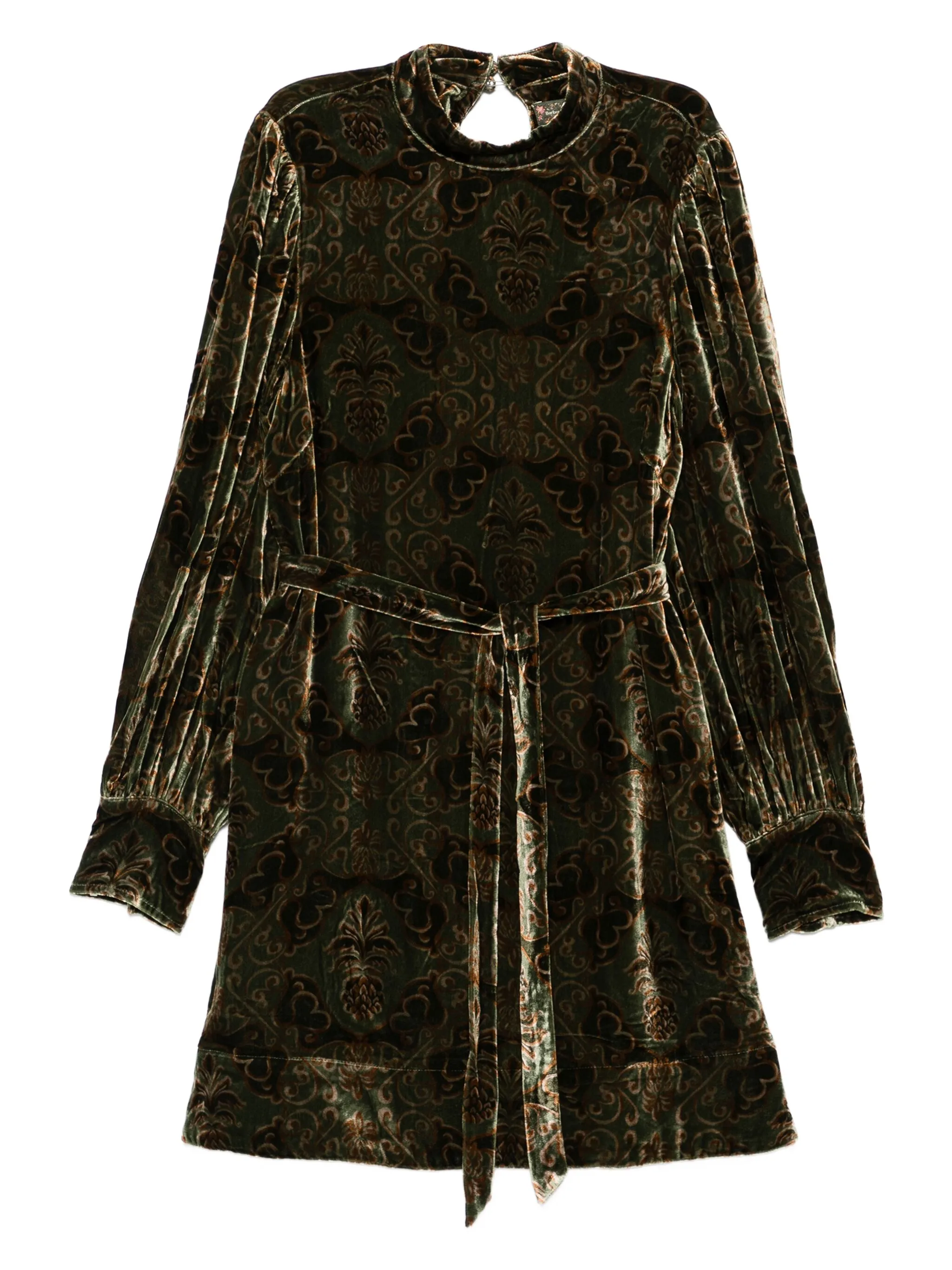 

Платье мини Ana Clara из коллаборации с Farm Rio Barbour, зеленый