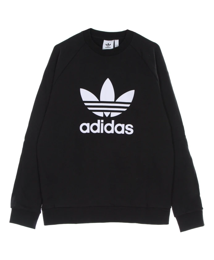 

Классическая толстовка с круглым вырезом и логотипом в виде трилистника. Adidas, черный