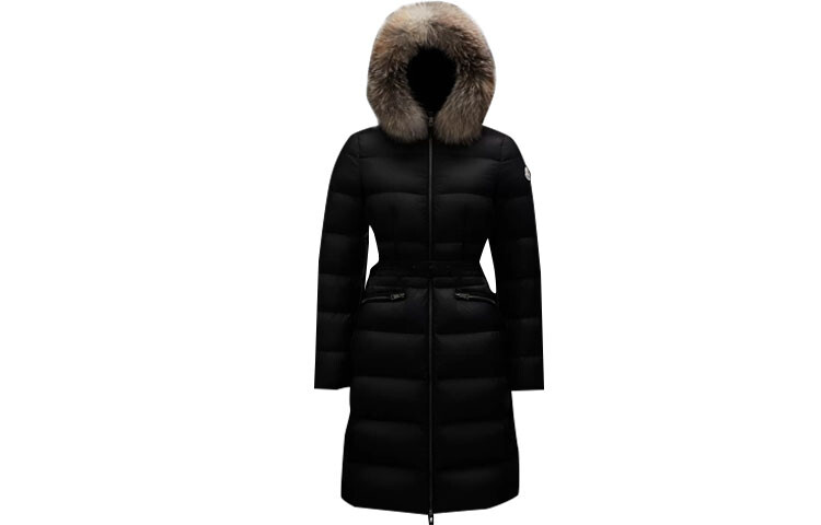 

Пуховик женский черный Moncler