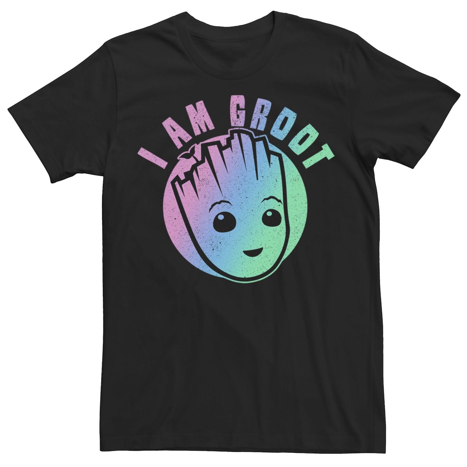 

Мужская футболка Marvel I am Groot Rainbow Groot Face Licensed Character