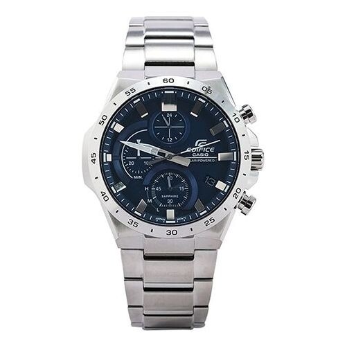 

Часы Casio Edifice Classic Solar Powered Analog Watch 'Blue Sapphire Crystal', синий