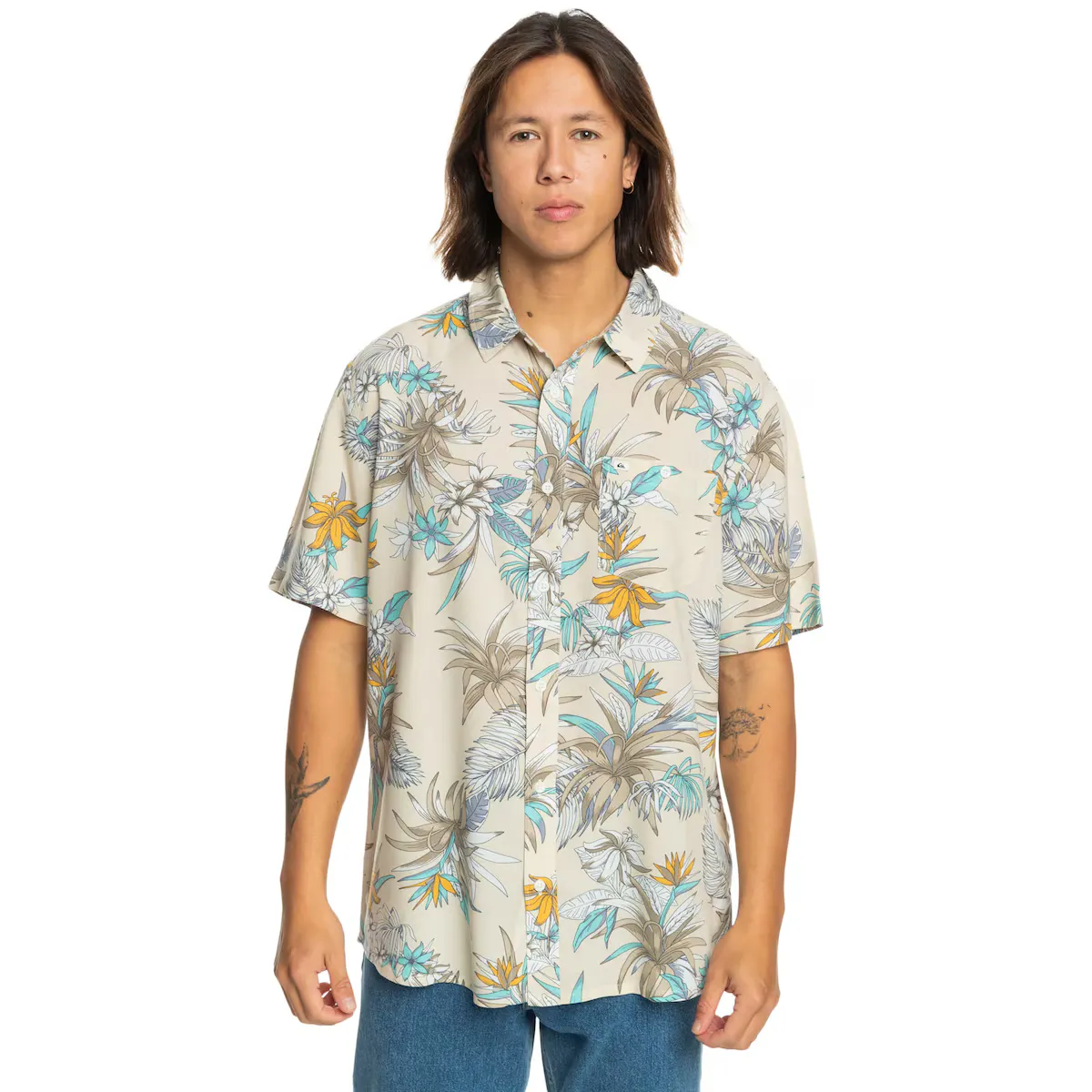 

Мужская рубашка Lemnas Quiksilver, белый