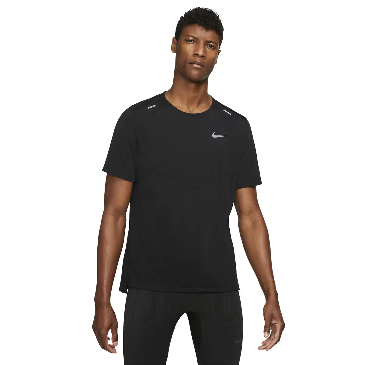 

Мужская футболка Nike Dri-Fit Rise 365, черный/серый
