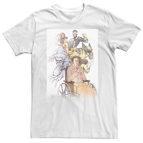 

Футболка Big & Tall X-Men Xavier Vintage Group Sketch Marvel