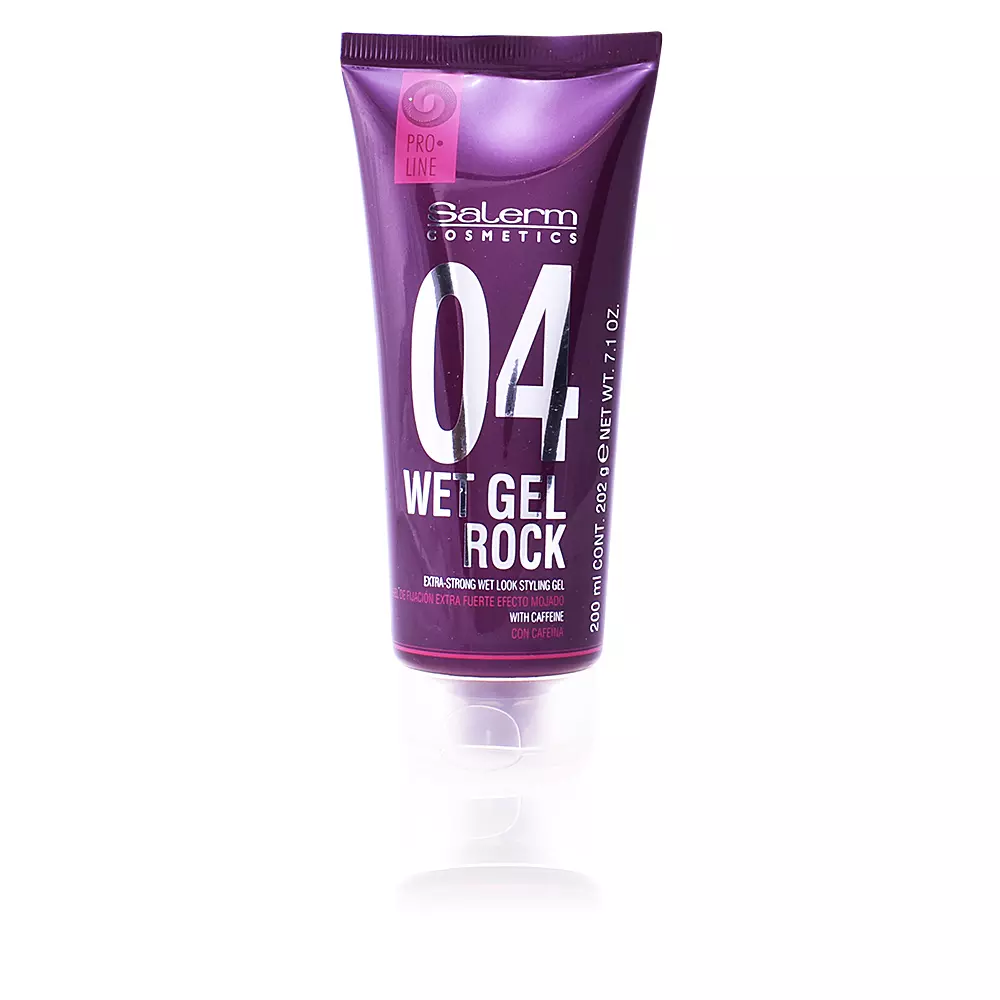 

Гель для укладки волос Wet gel rock extra-strong wet look styling gel Salerm, 200 мл.
