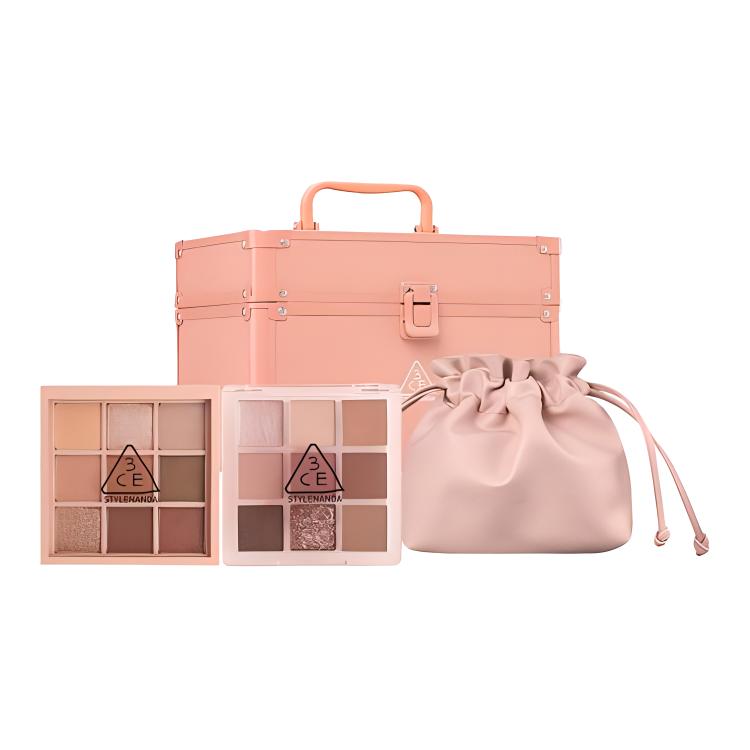 

3CE Популярный набор теней для век из двух палеток косметические наборы легко растушевываются оттенки #Autumn Wind Falling Leaves+Taro Rose