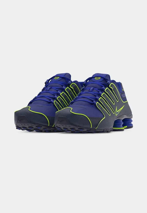 Кроссовки shox nz se tech Nike Sportswear, Lapis/Blue Void/Volt — фото 3