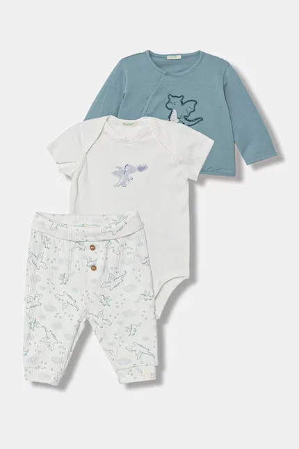 Комплект хлопковый с эластаном United Colors of Benetton, синий