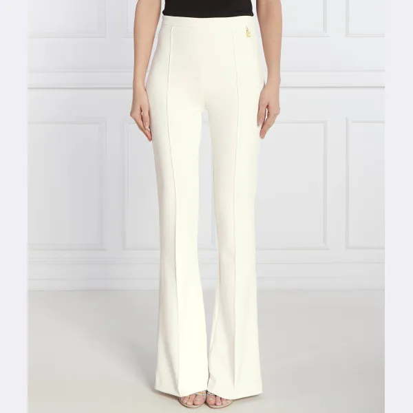 

Брюки узкого кроя Elisabetta Franchi, экрю