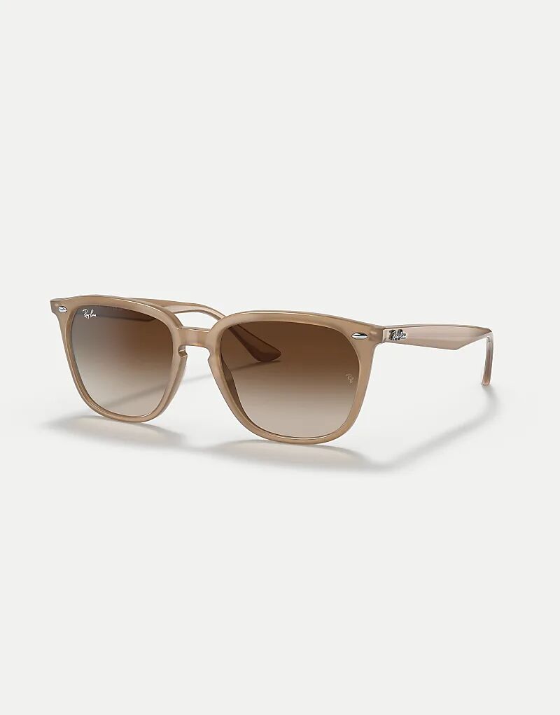 

Солнцезащитные очки Ray-Ban Rb4362 квадратной формы с коричневыми линзами светло-коричневого цвета
