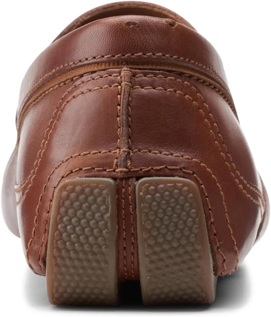Лоферы Clarks, темно-коричневая кожа — фото 3