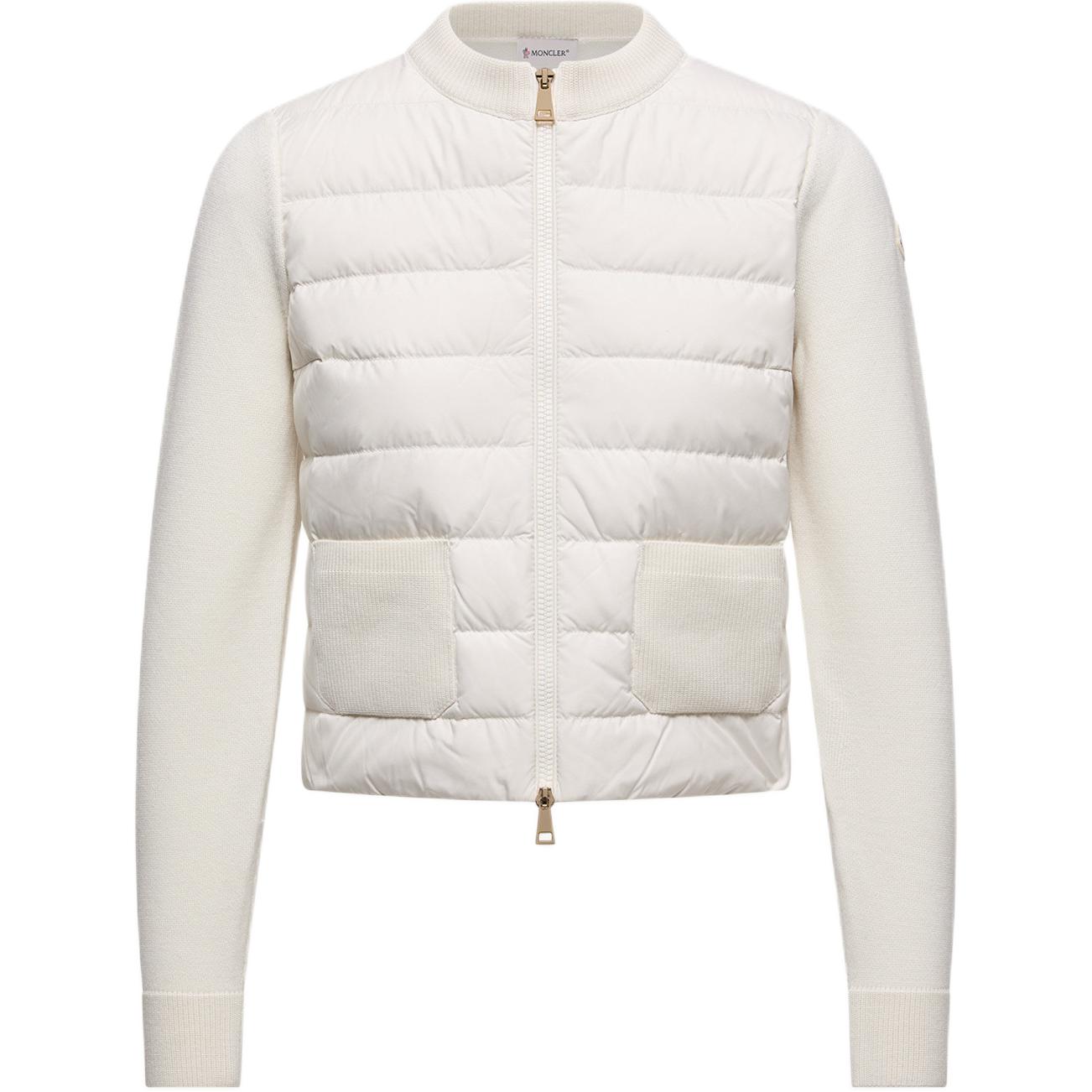 

Moncler Утеплённая вельветовая куртка на молнии, White
