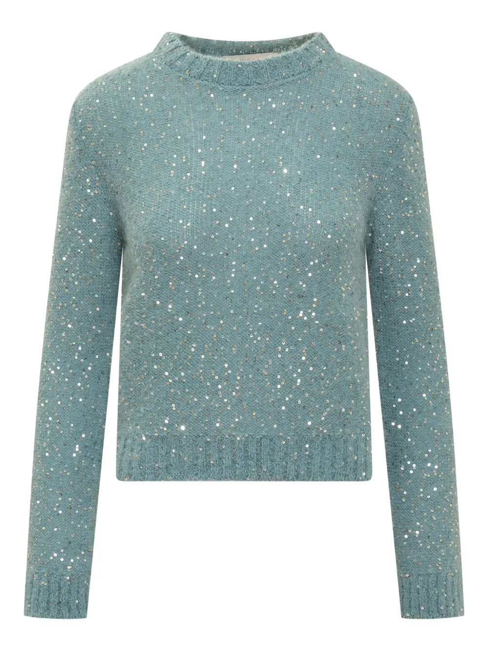 

Свитер, украшенный пайетками Jucca, синий