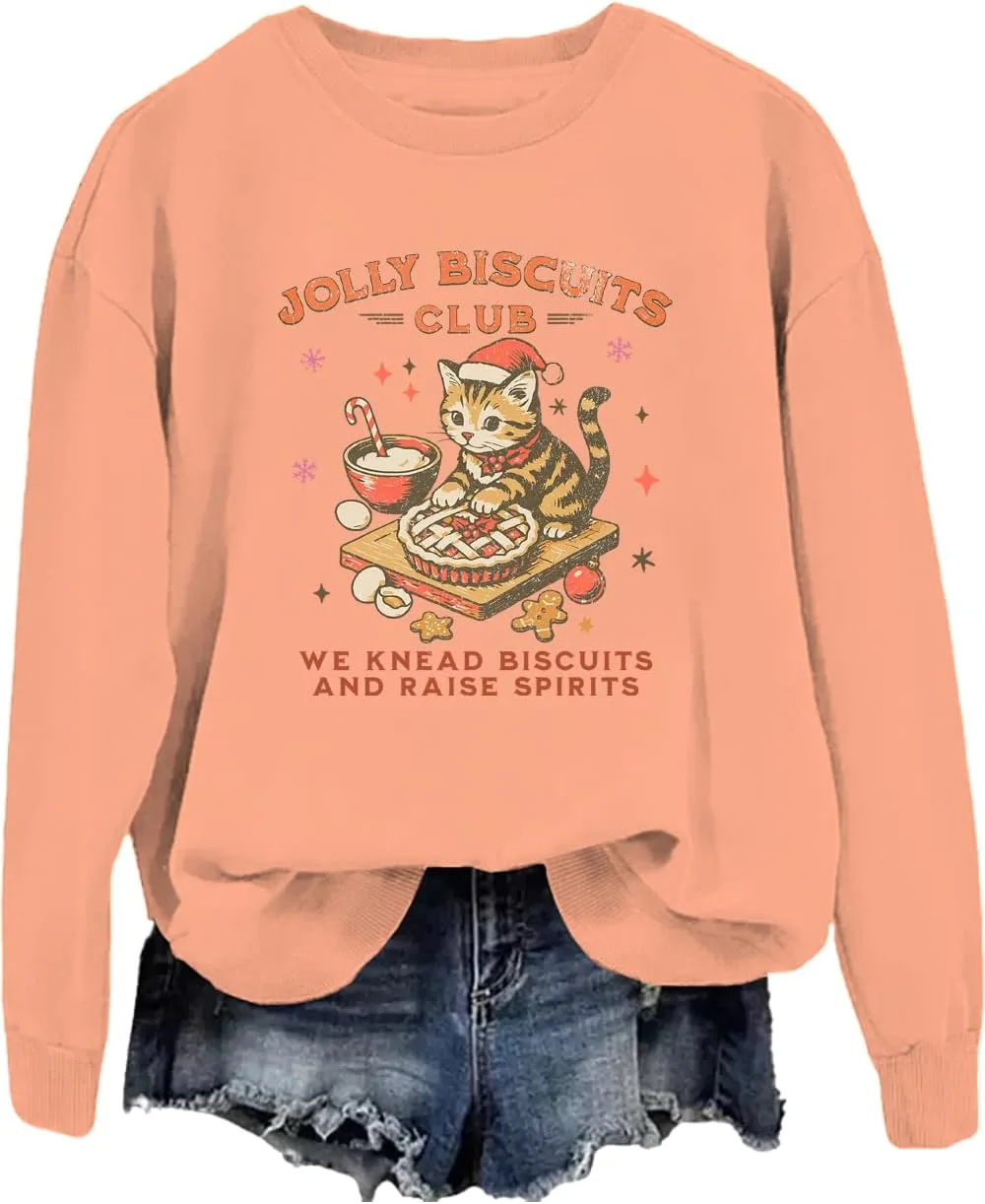 

Толстовка Jolly Biscuits Club Kitty Christmas Cat