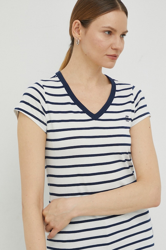 

Хлопковая футболка G-Star, темно-синий