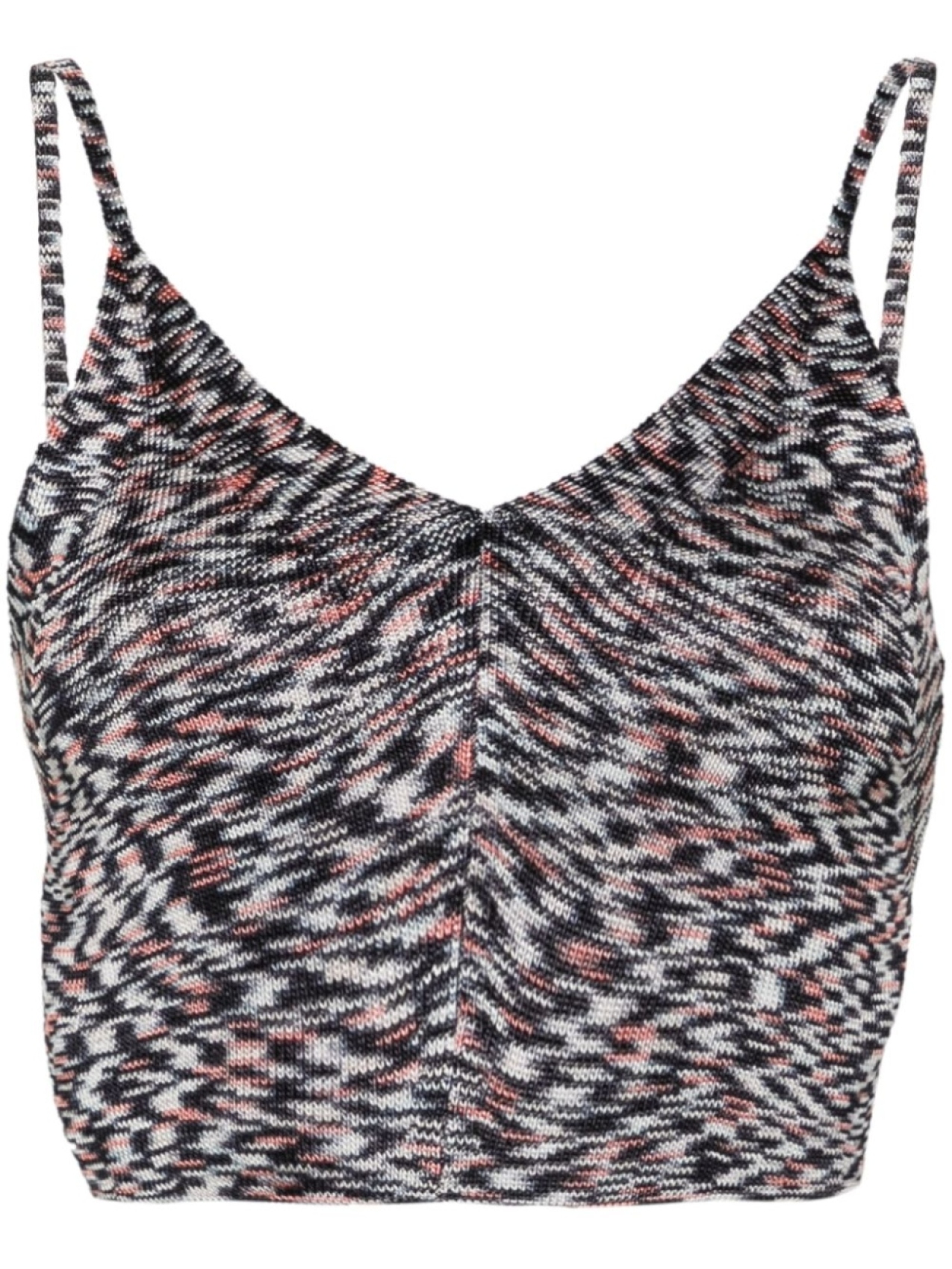 

Missoni укороченный топ с завязками, синий