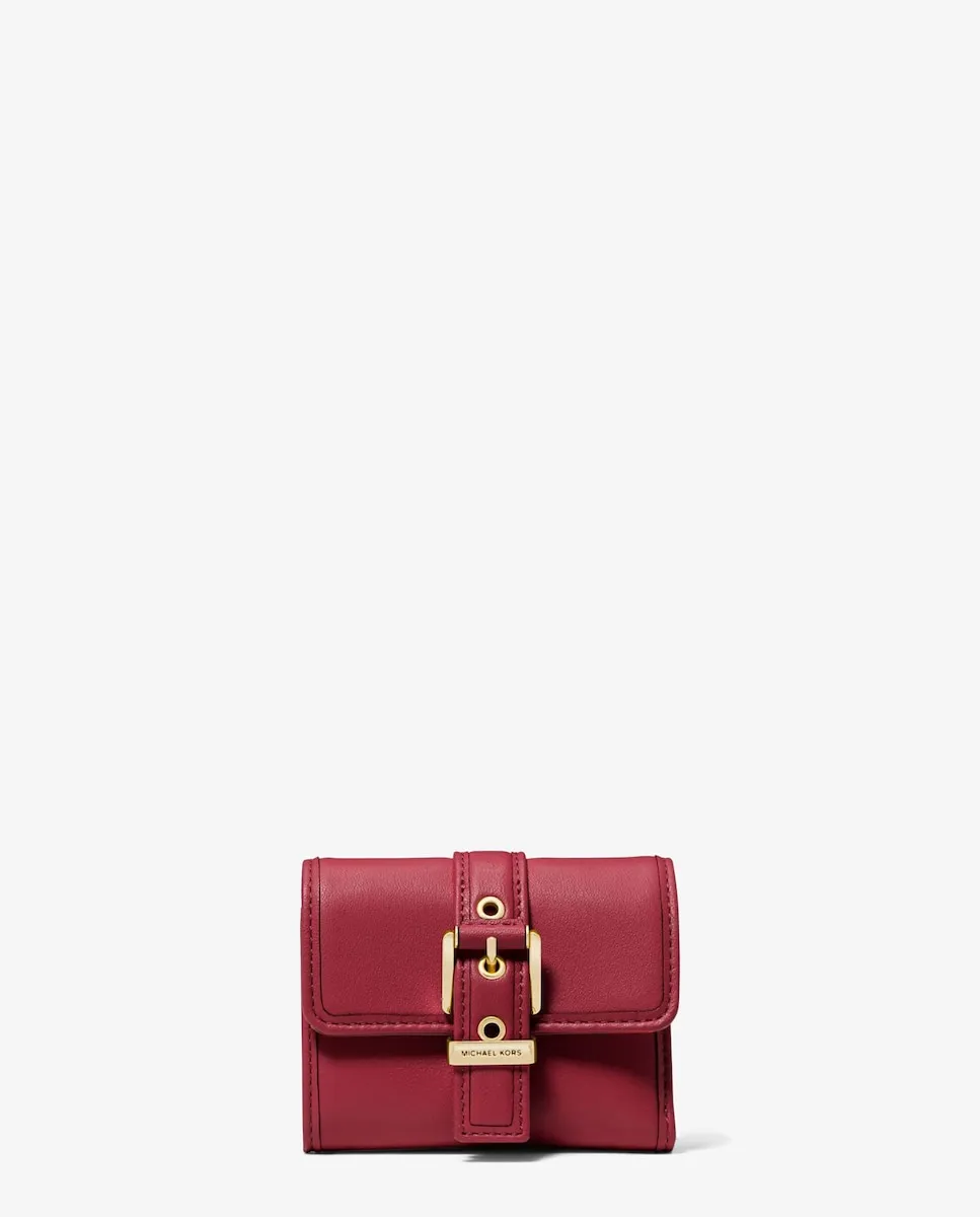 

Женская кожаная сумка Colby с пряжкой Michael Michael Kors, красный