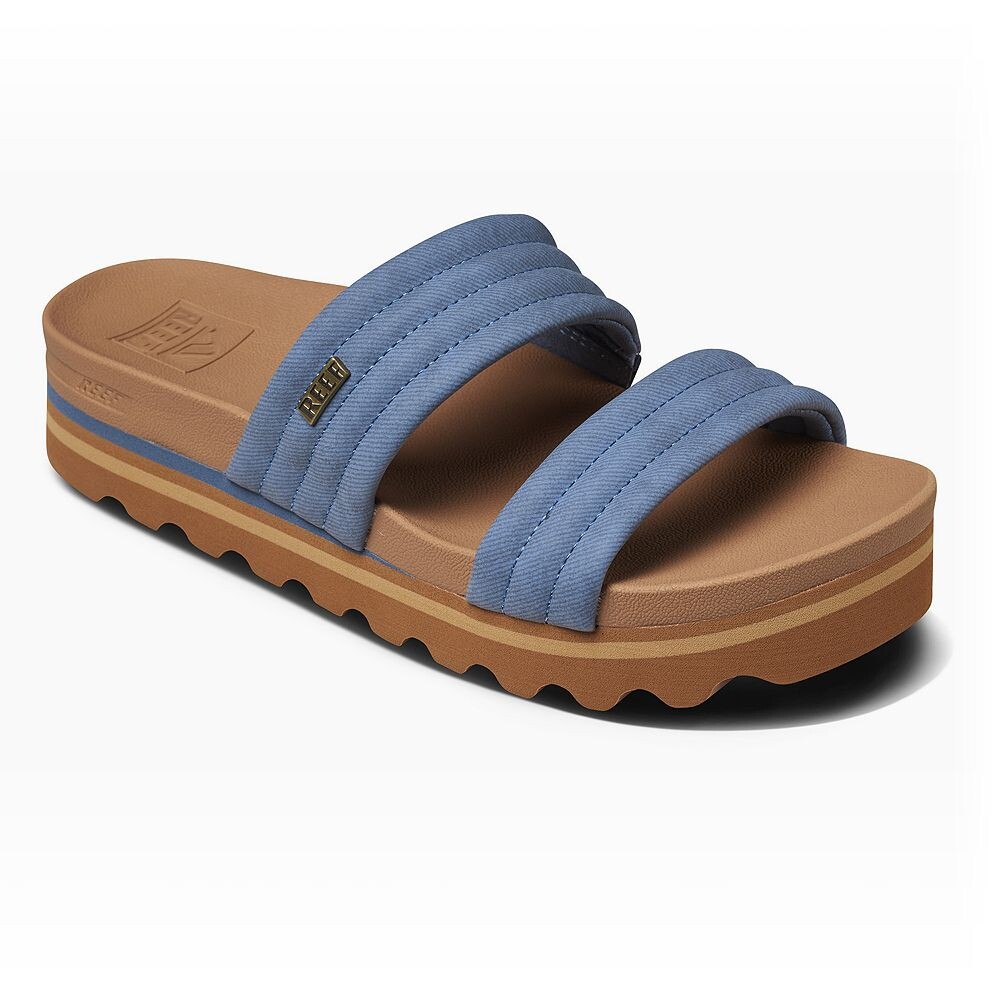 Женские шлепанцы REEF Kaia с 2 перекладинами, цвет Denim