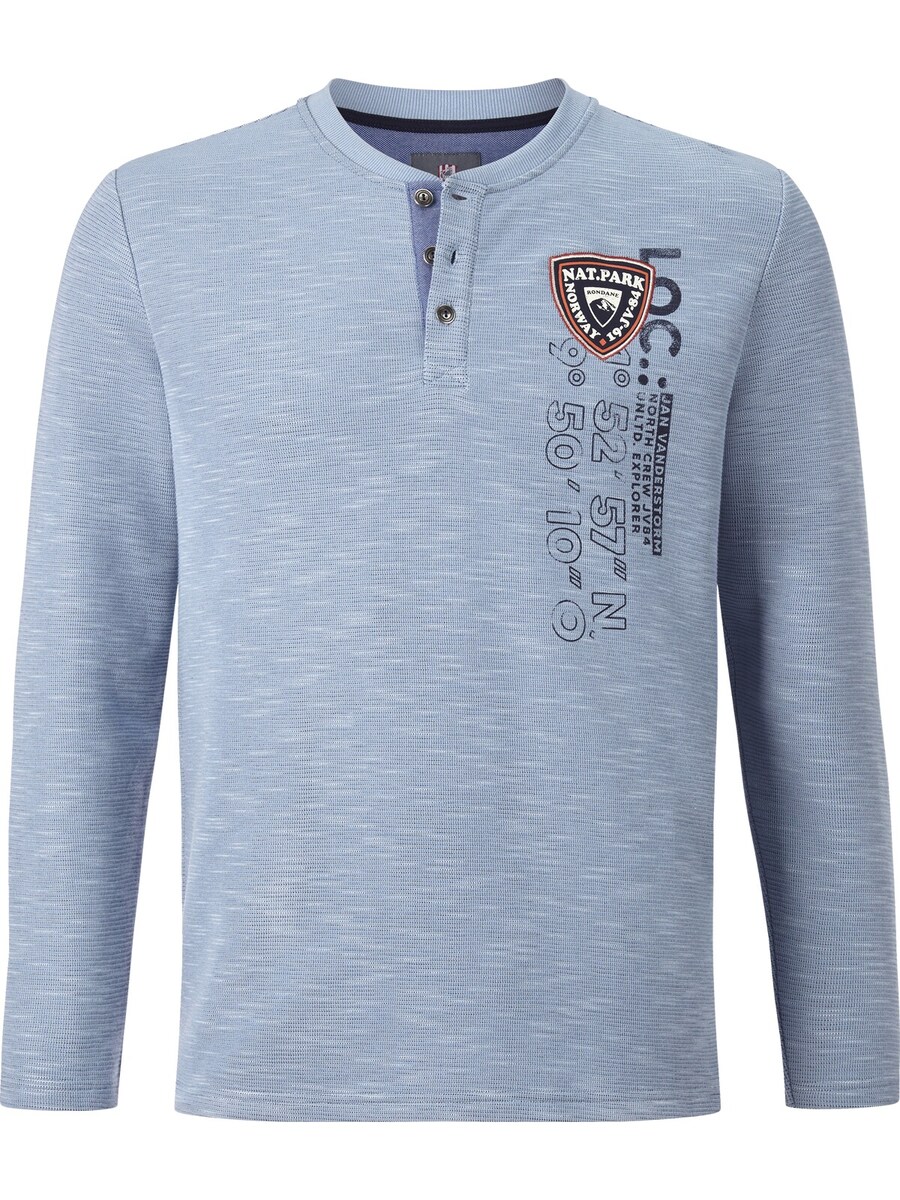 

Свитер Jan Vanderstorm Sweatshirt Reginald, светло-синий