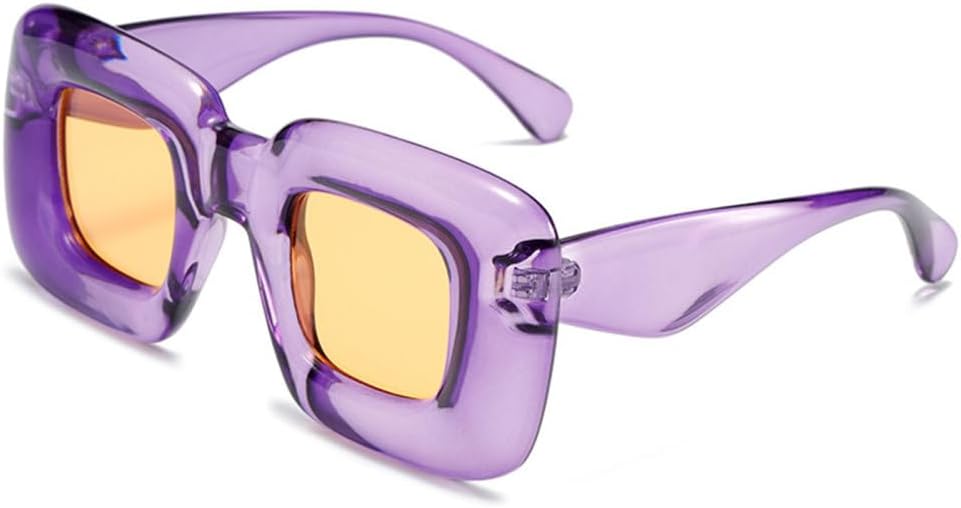 

Солнцезащитные очки MUTYNE Retro Square Candy Color для женщин, защита от УФ-излучения UV400, модные очки для мужчин, красные и желтые, уникальные солнцезащитные очки, C5