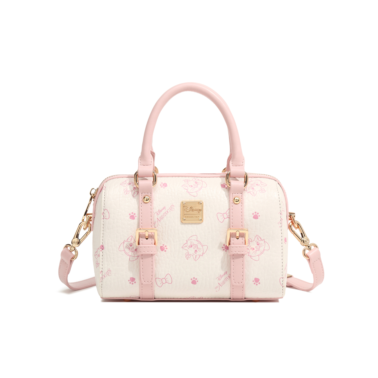 

Disney Женская розовая бархатная сумка из искусственной кожи, White[Disney Exclusive Box+Shopping Bag]