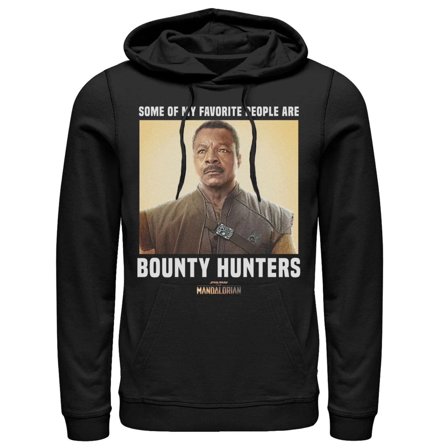 

Мужская толстовка с капюшоном The Mandalorian Favorite People Are Bounty Hunters Star Wars