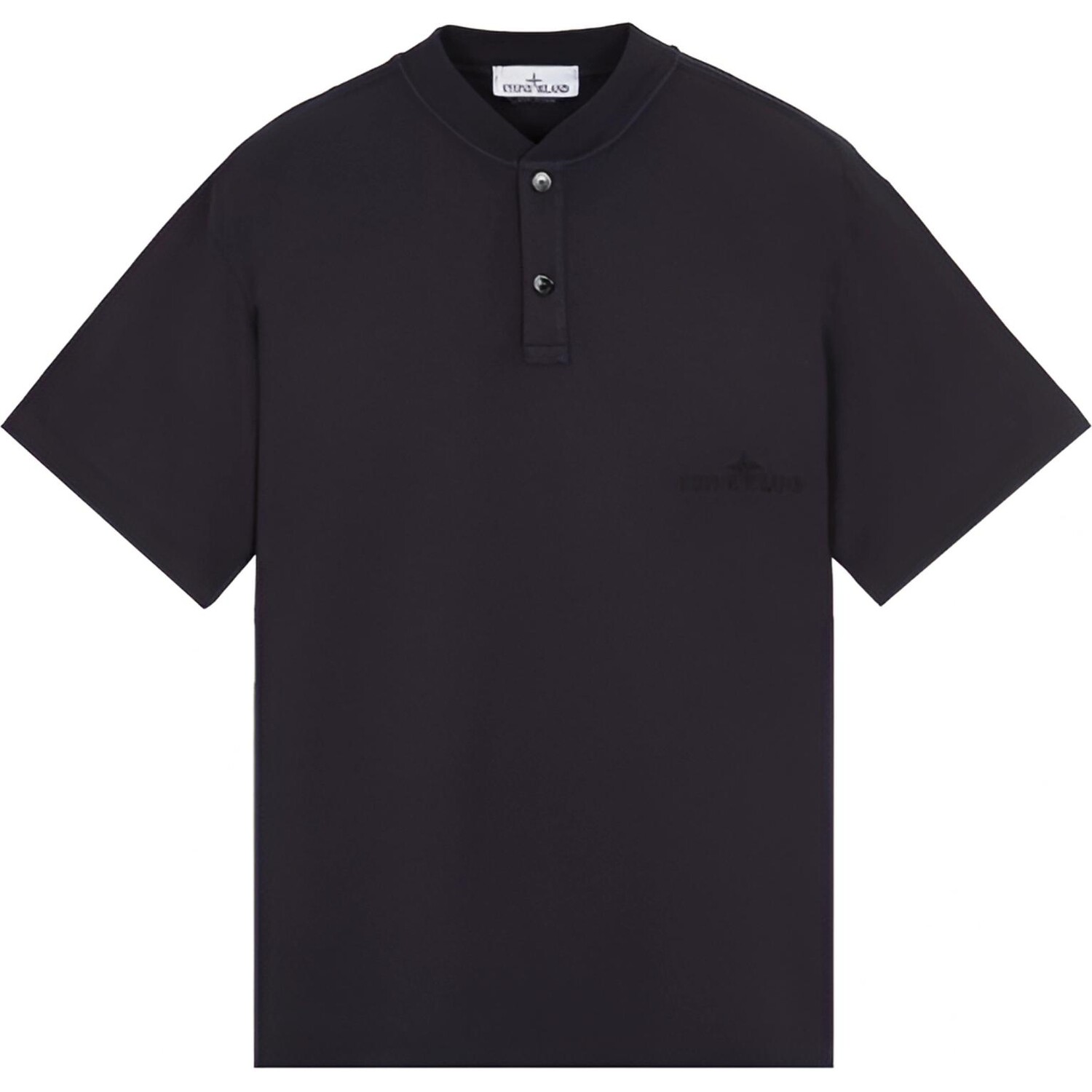 

Футболка мужская Stone Island Logo-embroidered, черный