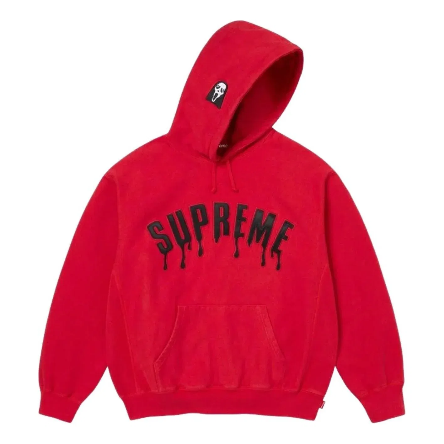 Толстовка Supreme x Ghostface SS26 Arc Hooded Sweatshirt 'Red' SUP-SS26-207-RED, красный