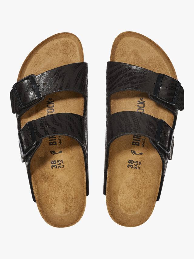 Босоножки arizona birko-flor с двойным ремешком Birkenstock, черный