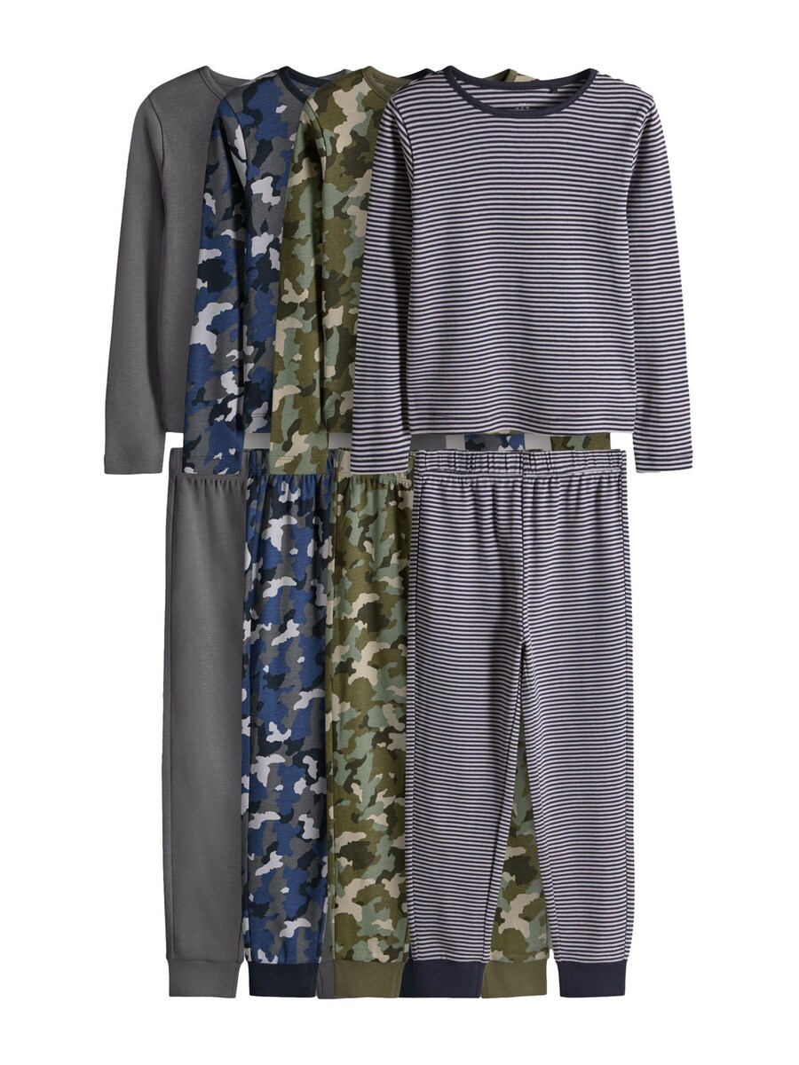 

Пижама The Set, темно-синий/опаловый/серый/темно-серый/светло-зеленый/темно-зеленый