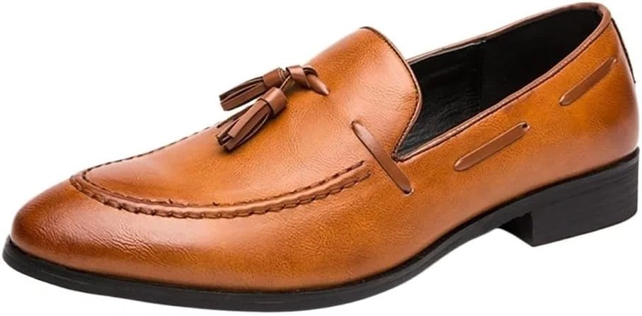 Лоферы дышащие Mens Tassel Loafers, коричневый UOPYNE