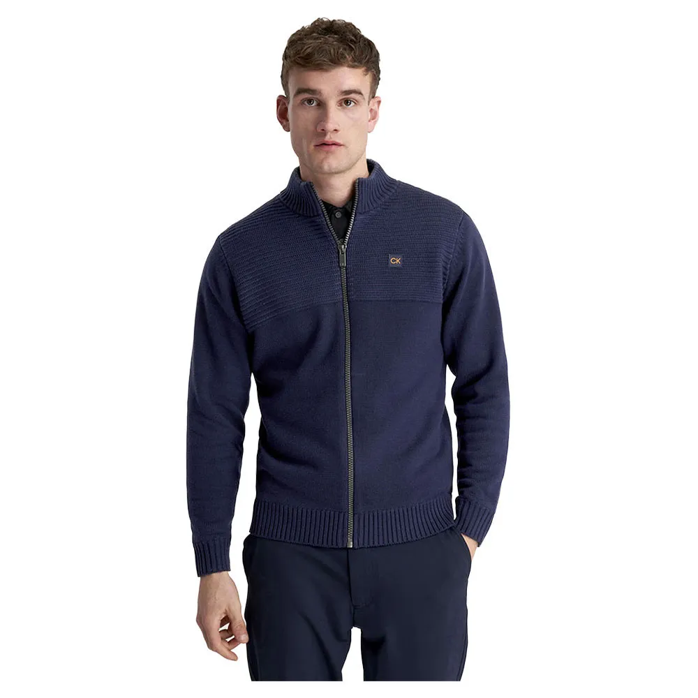 

Свитер Calvin Klein Golf Oak Creek full zip, синий