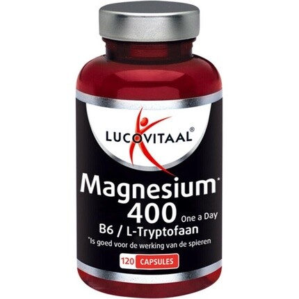 

Lucovitaal Magnesium 400 Добавка с витамином B6 и L-триптофаном - 120 Капсул