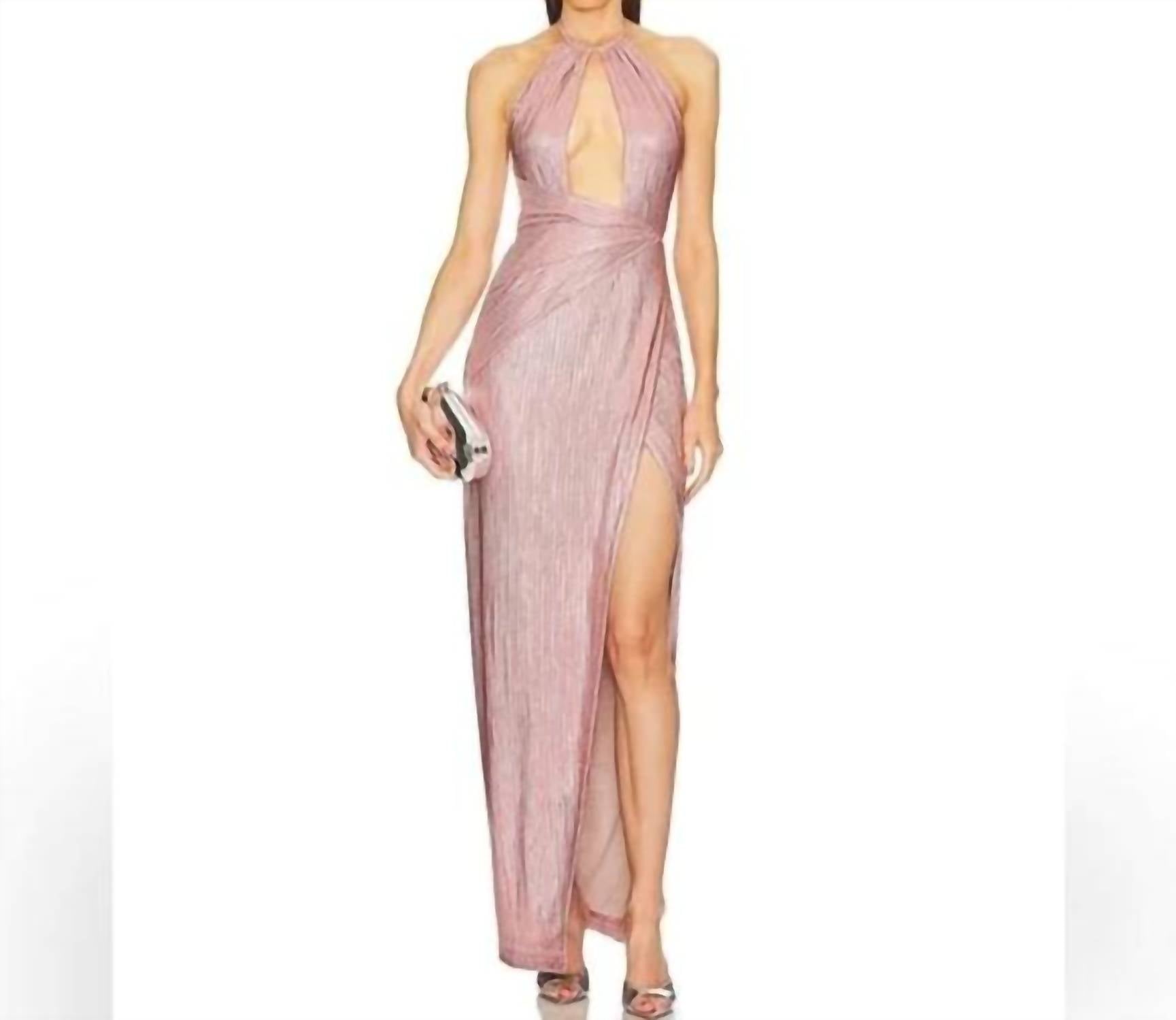 

Платье Kiara в розовом цвете Michael Costello