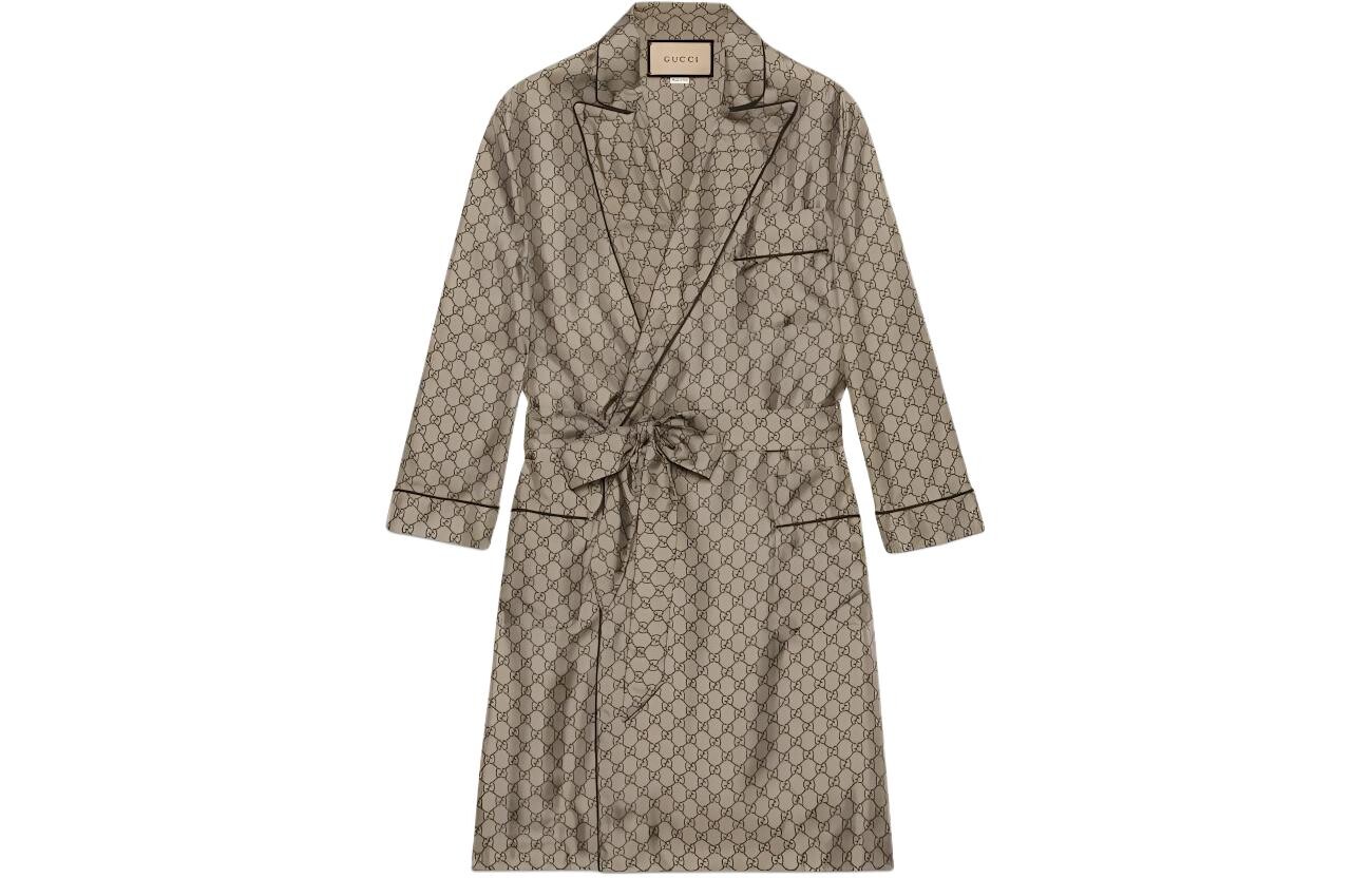 Рубашка женская Gucci Классическая, Элегантный крой, Бежевый