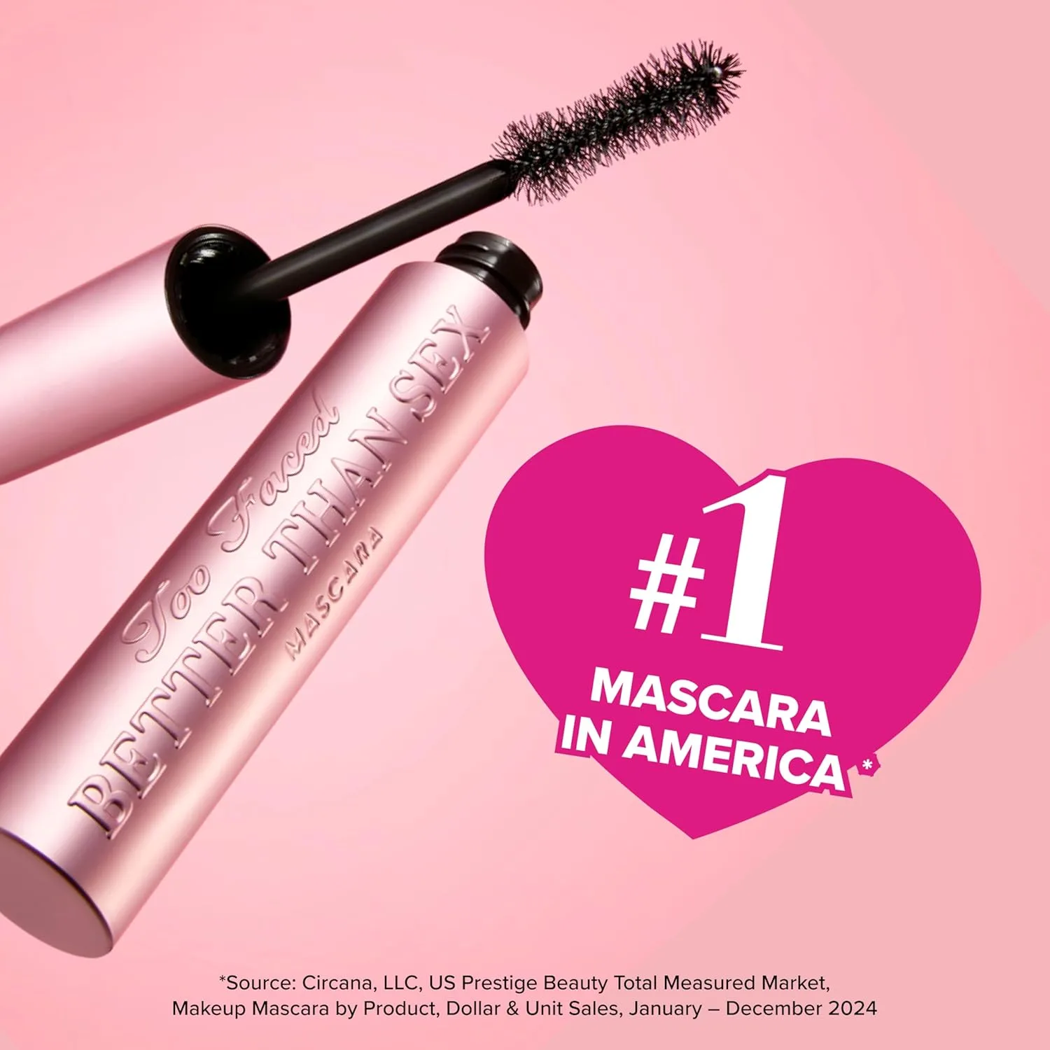 Too Faced Better Than Sex набор для путешествий: тушь и подводка для драматичного объема, включает тушь Better Than Sex, 5 мл, и подводку Better Than Sex, 0,6 мл, black, Black — фото 3