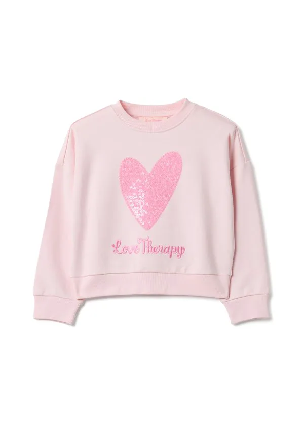 Толстовка прямого кроя с сердечком Ovs, Light Pink