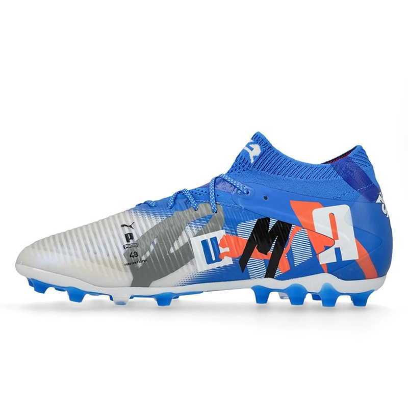 PUMA Футбольные бутсы FUTURE 8 MG Multi Ground унисекс синего цвета