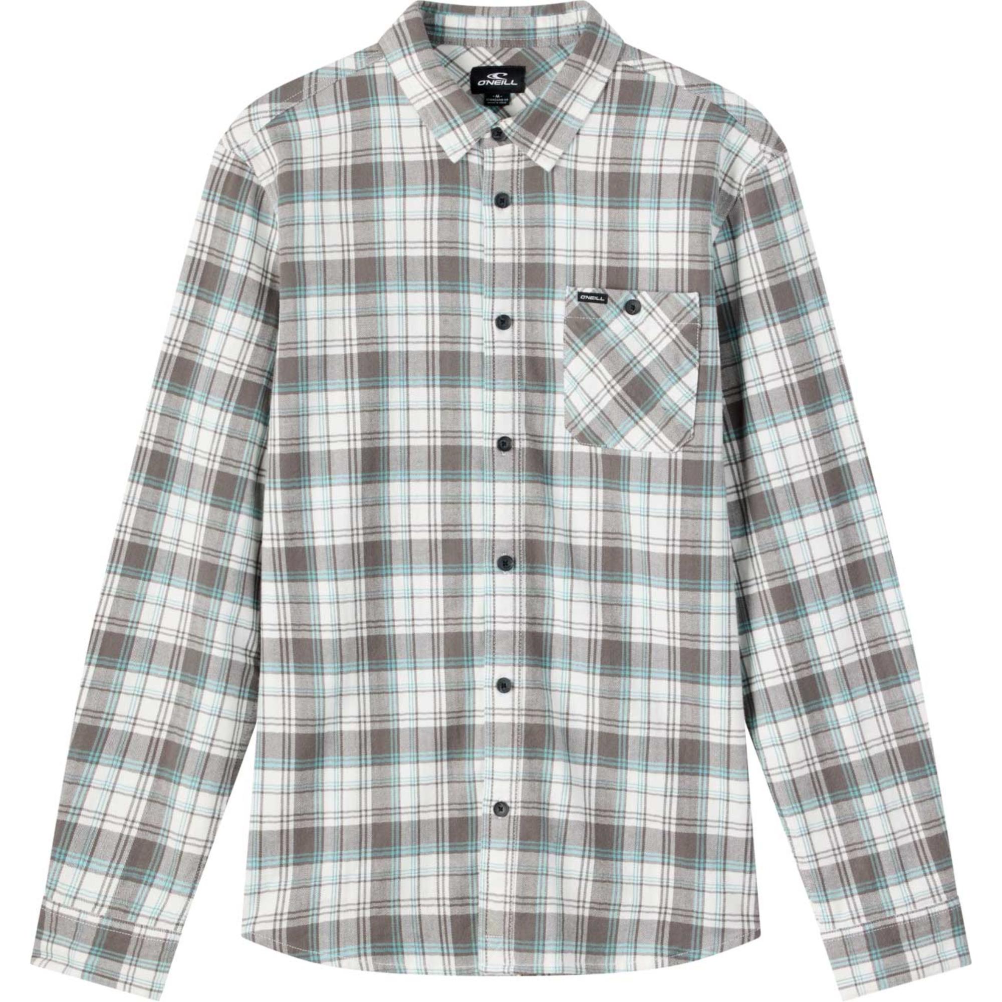 

Мужская клетчатая фланелевая рубашка с длинными рукавами Redmond O'Neill, White