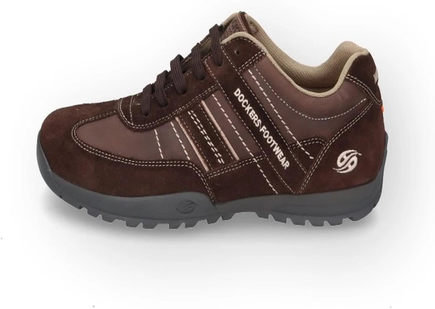 Мужские низкие кроссовки Dockers by Gerli, сменная стелька, Cafe 320 — фото 2