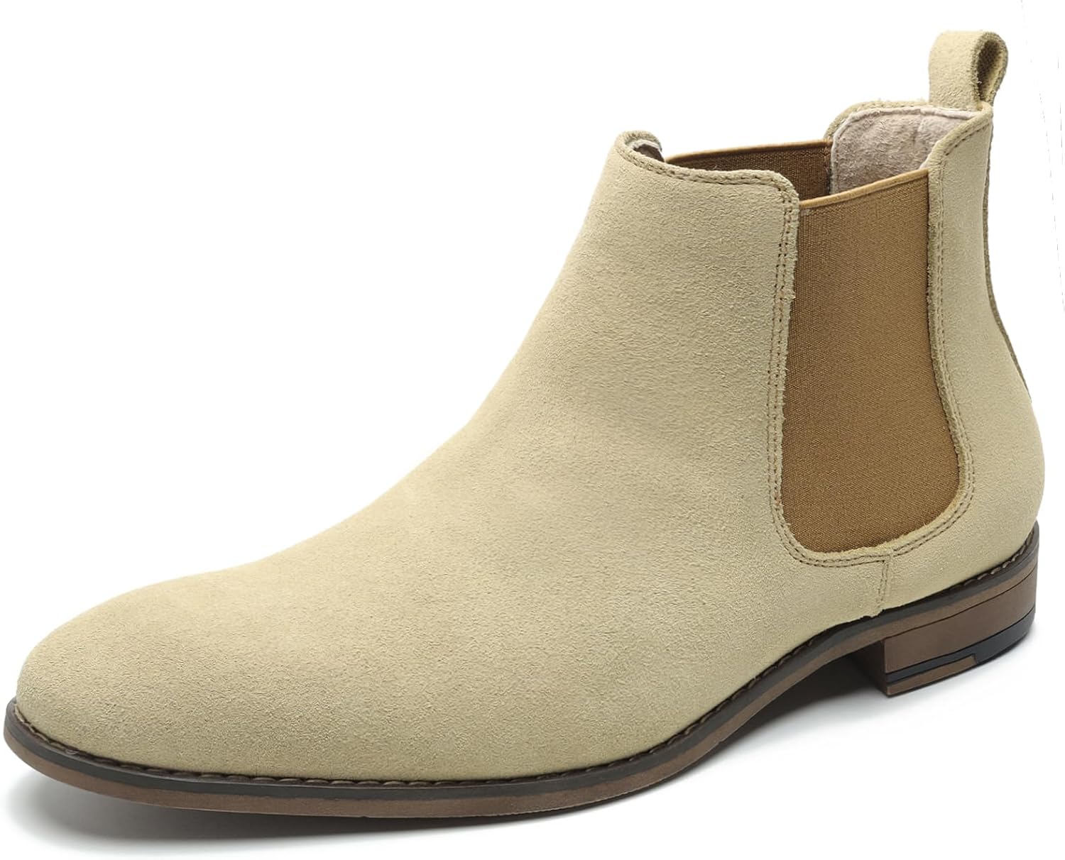 

Мужские ботинки челси Cestfini: классические эластичные ботинки, повседневные мужские ботинки челси до щиколотки, Suedecamel
