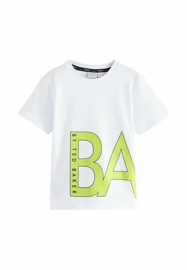 Футболка Regular fit с принтом Baker By Ted Baker, белый