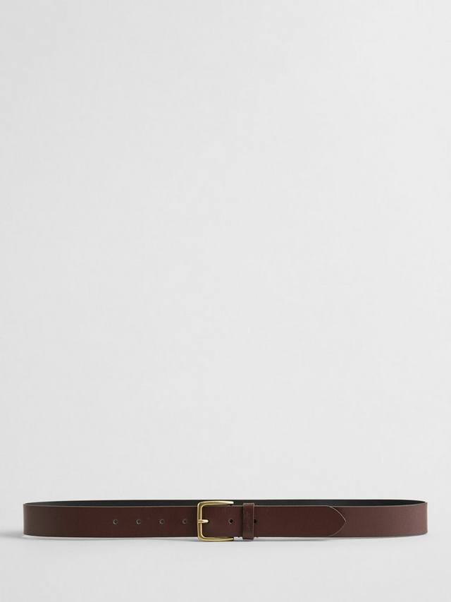 

Кожаный ремень с логотипом GANT, Soil Brown